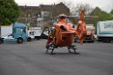 Einsatz Christoph 3 Koeln Vingst Thorwalsenstr Landung Marktplatz P09